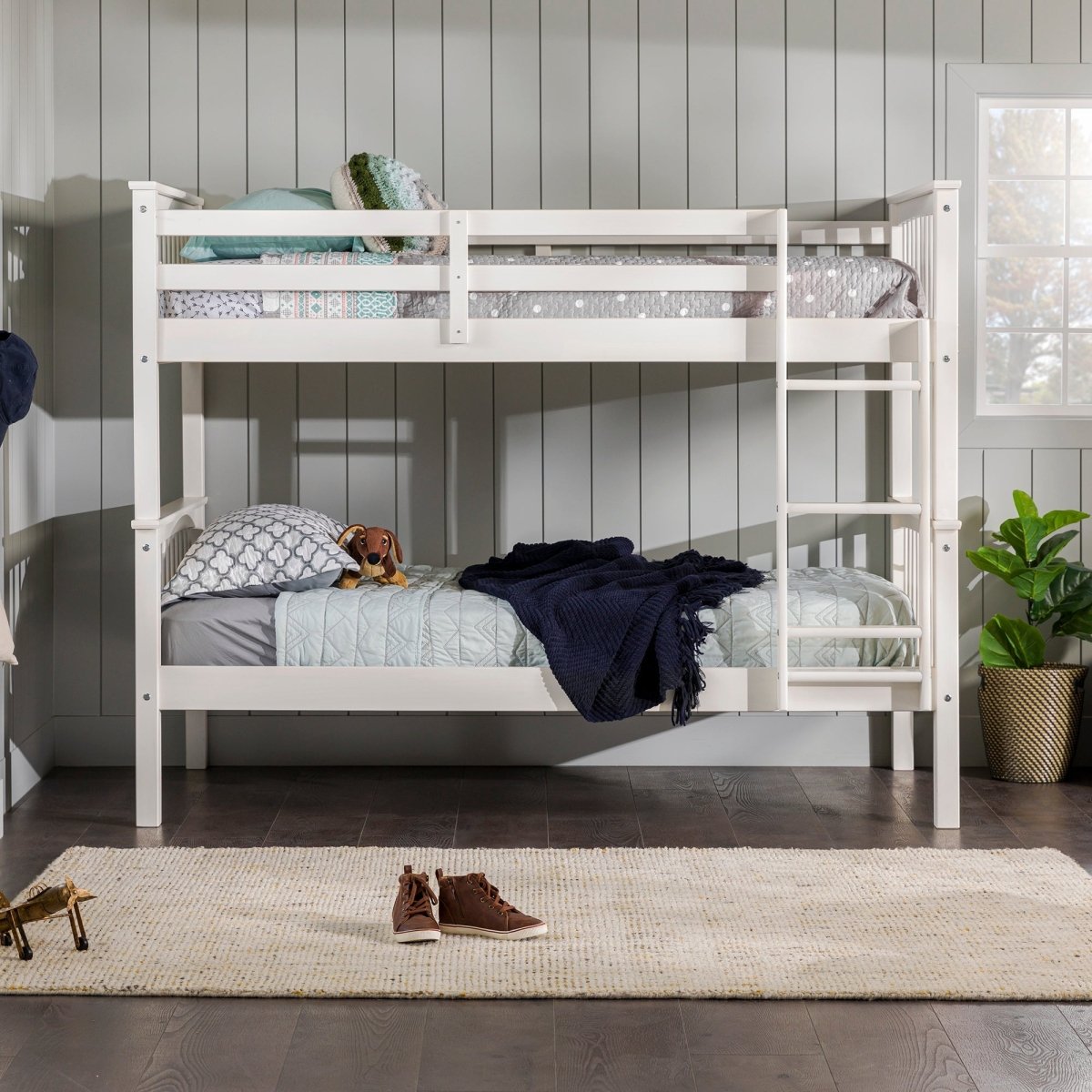 Walker Edison Mission Style Bunk Bed