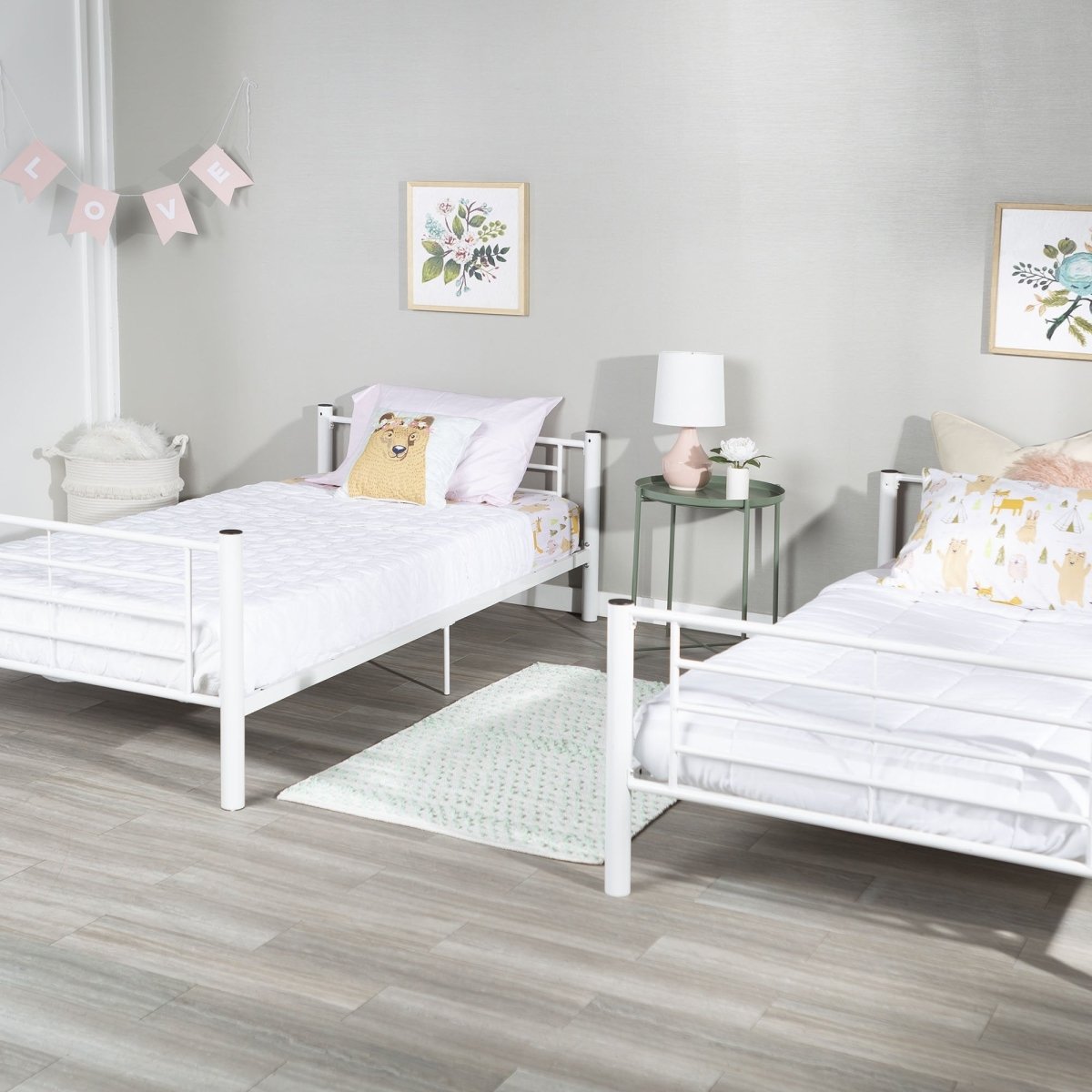 Walker Edison Sunset Twin Bunk Bed