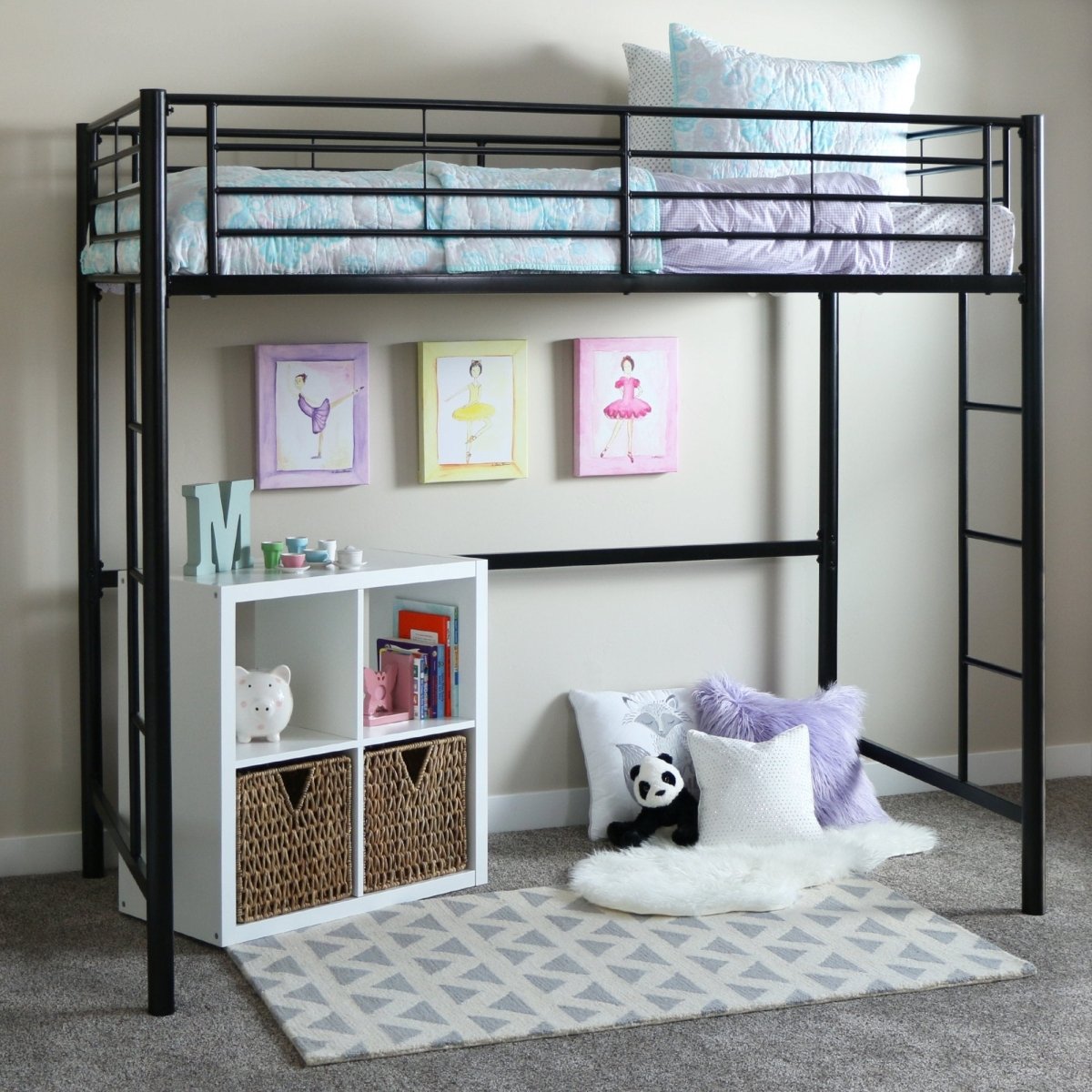 Walker Edison Sunset Twin Loft Bunk Bed