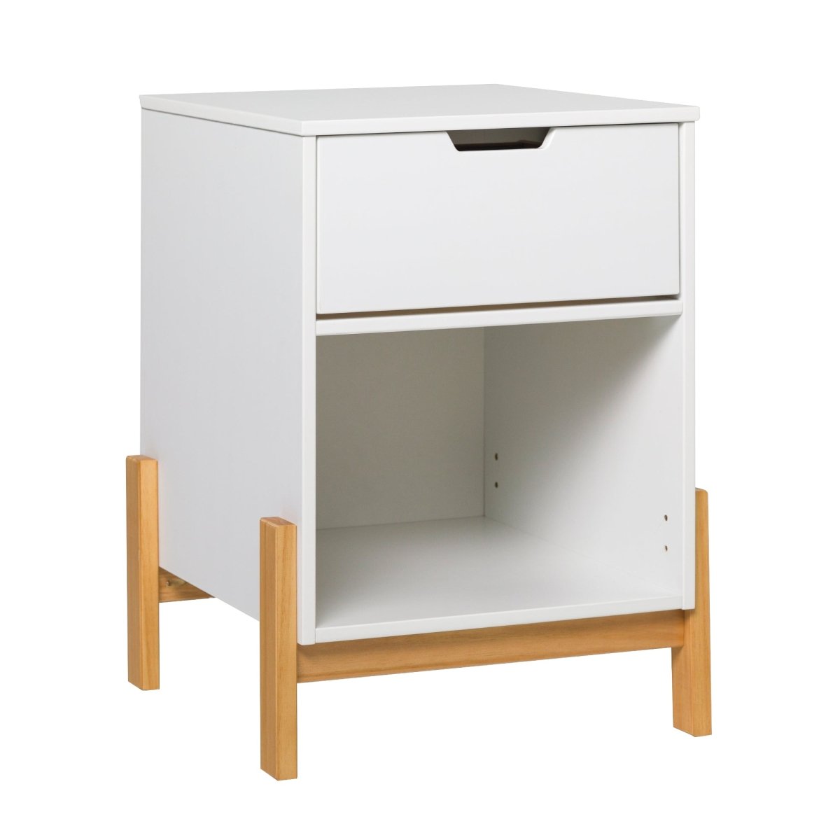 Walker Edison Tanner 1 Drawer Scandi - Minimalist Nightstand