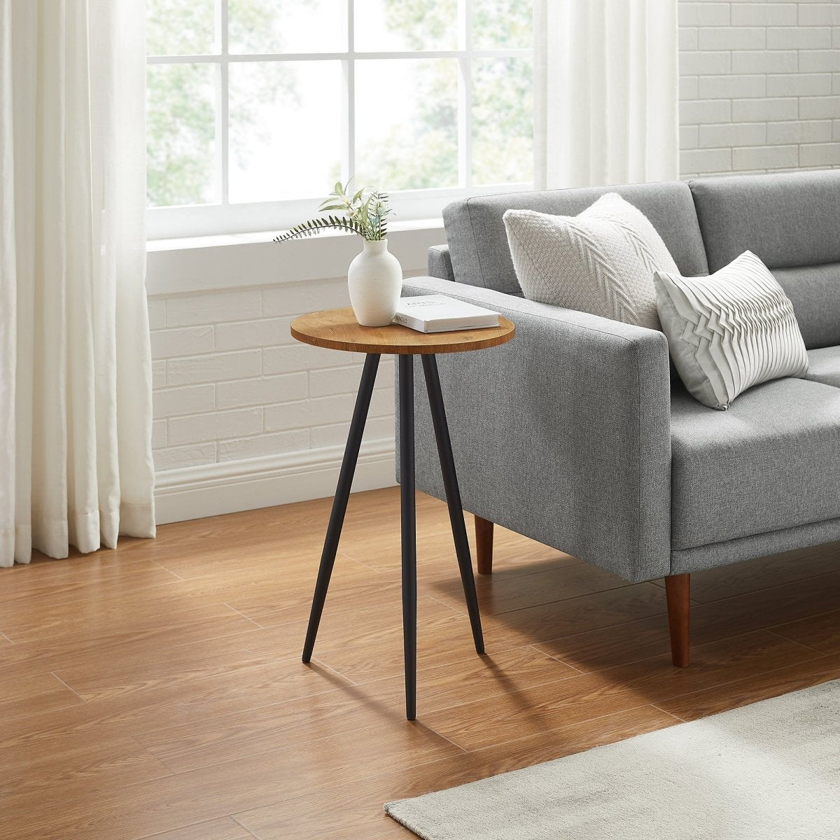 Walker Edison Tilly 16" 3 - Leg Glam Side Table