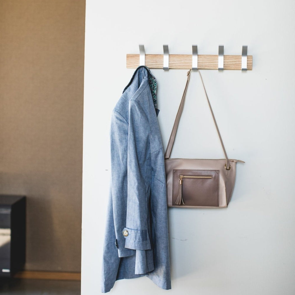 Yamazaki Home Wall - Mounted Coat Rack - lily & onyx