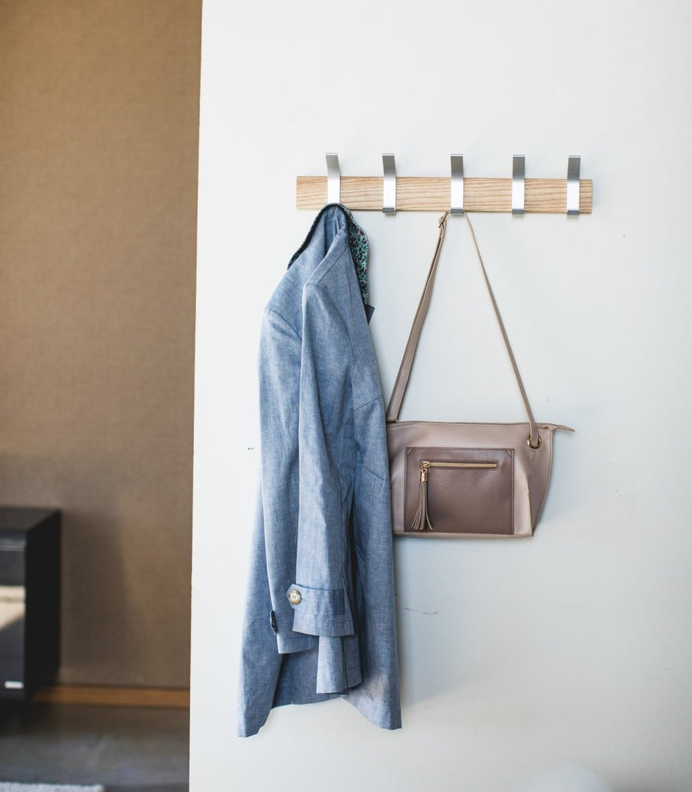 Yamazaki Home Wall - Mounted Coat Rack - lily & onyx