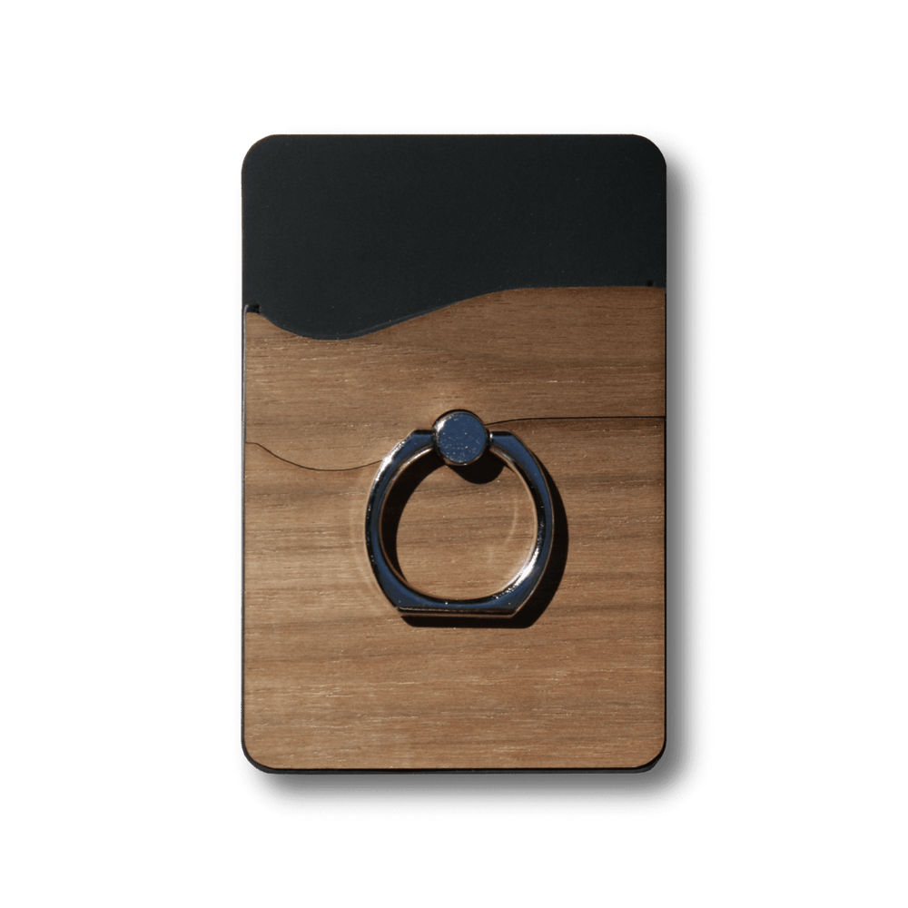 WUDN Wallet RNGR - Wooden Phone Wallet & Ring Phone Holder - lily & onyx