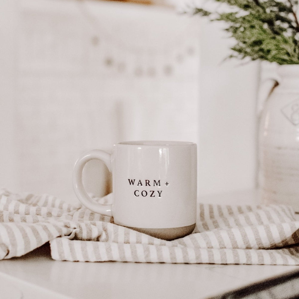 Sweet Water Decor Warm and Cozy Stoneware Coffee Mug, 14oz - lily & onyx