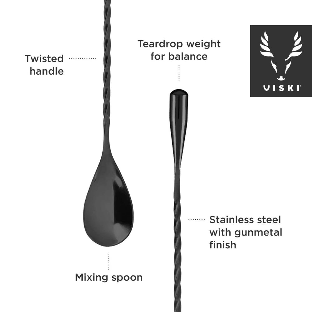 
                      
                        Viski Warren 40 cm Weighted Bar Spoon, Gunmetal - lily & onyx
                      
                    