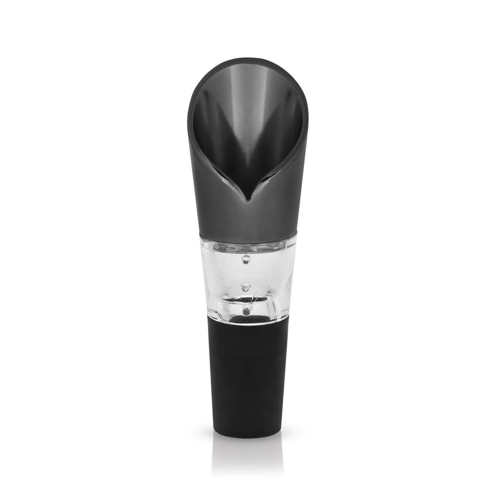 Viski Warren Aerating Pour Spout, Gunmetal - lily & onyx