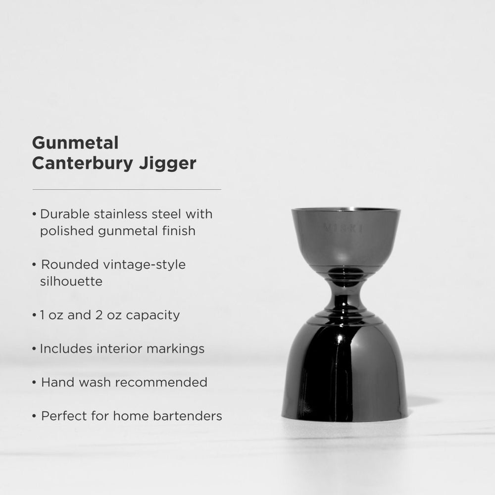 
                      
                        Viski Warren Canterbury Jigger, Gunmetal - lily & onyx
                      
                    