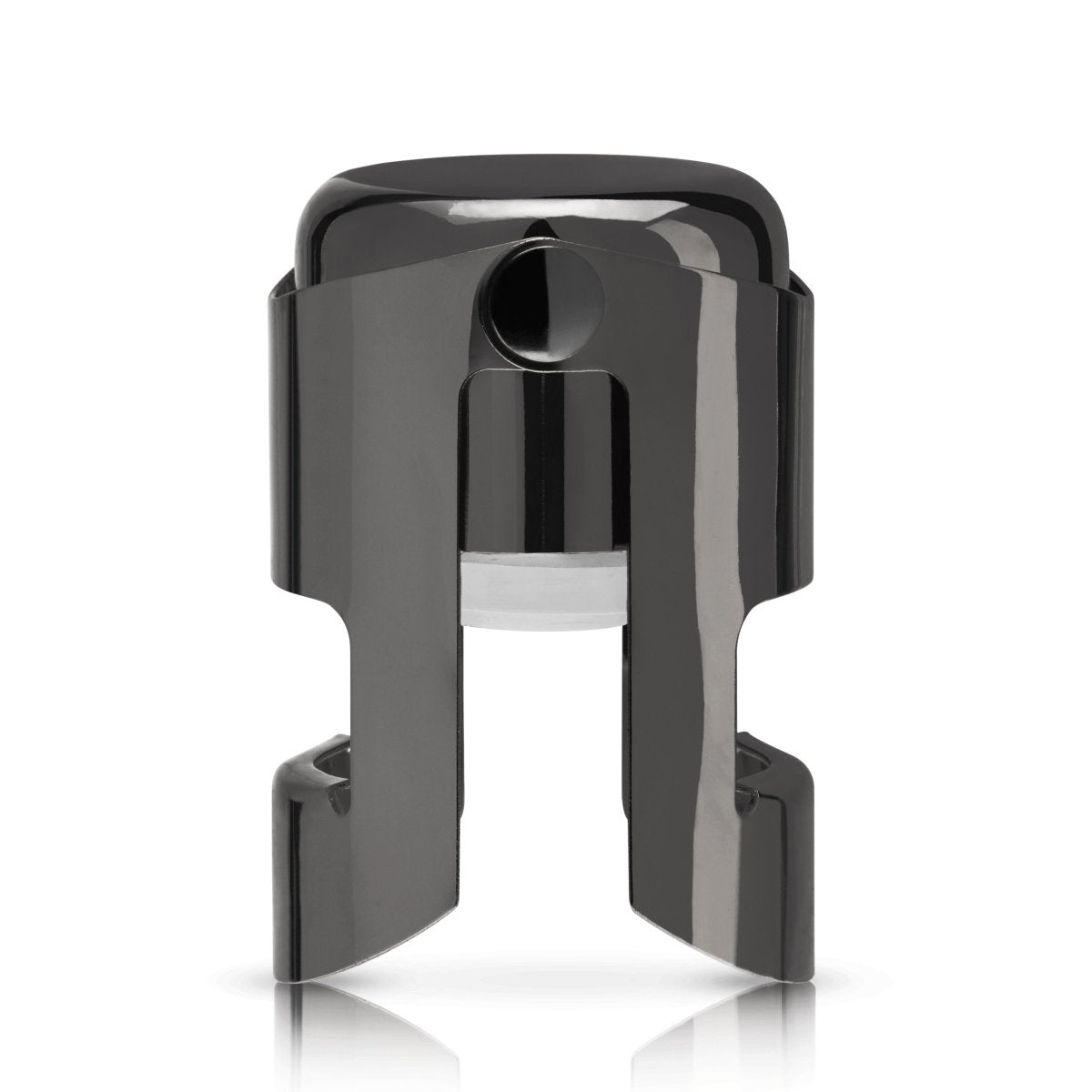 Viski Warren Champagne Stopper, Gunmetal - lily & onyx