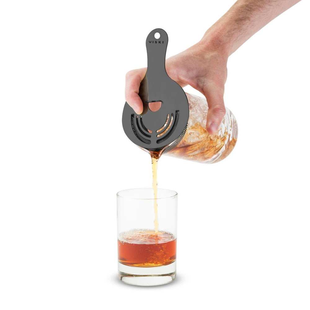 
                      
                        Viski Warren Hawthorne Strainer, Gunmetal - lily & onyx
                      
                    