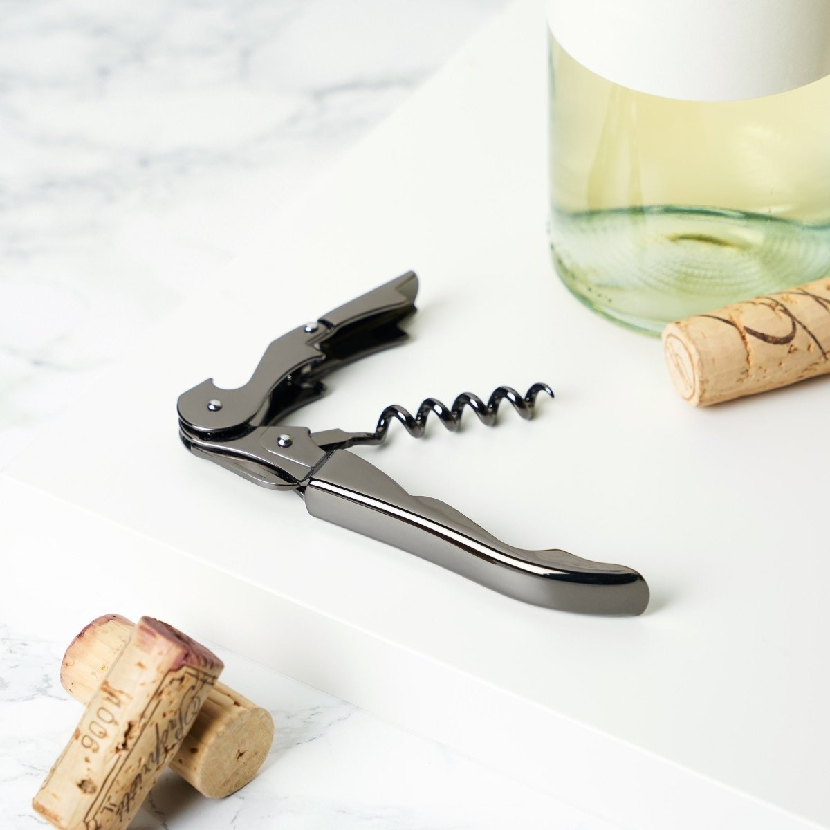 Viski Warren Signature Waiter's Corkscrew, Gunmetal - lily & onyx