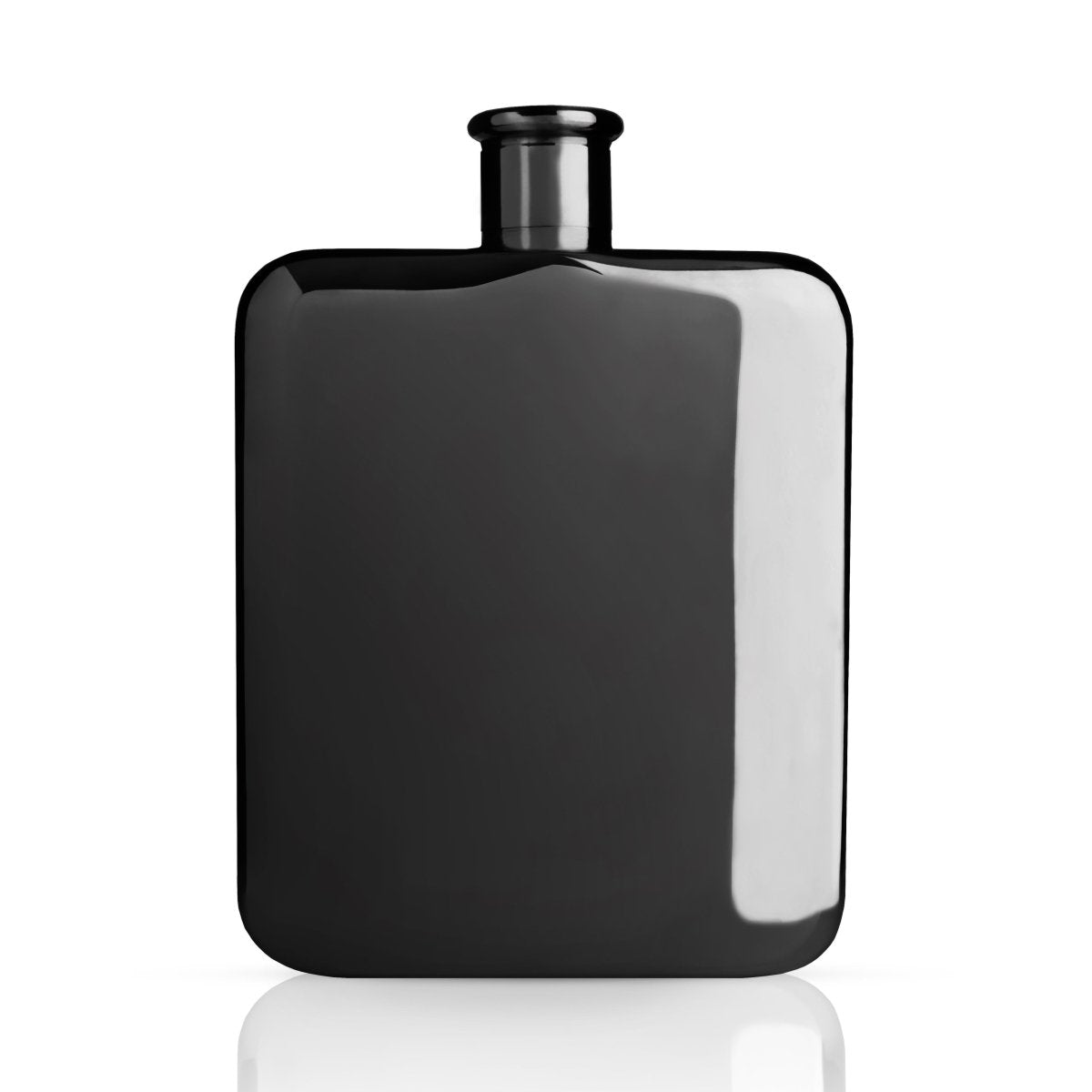Viski Warren Stainless Steel Flask, Gunmetal - lily & onyx