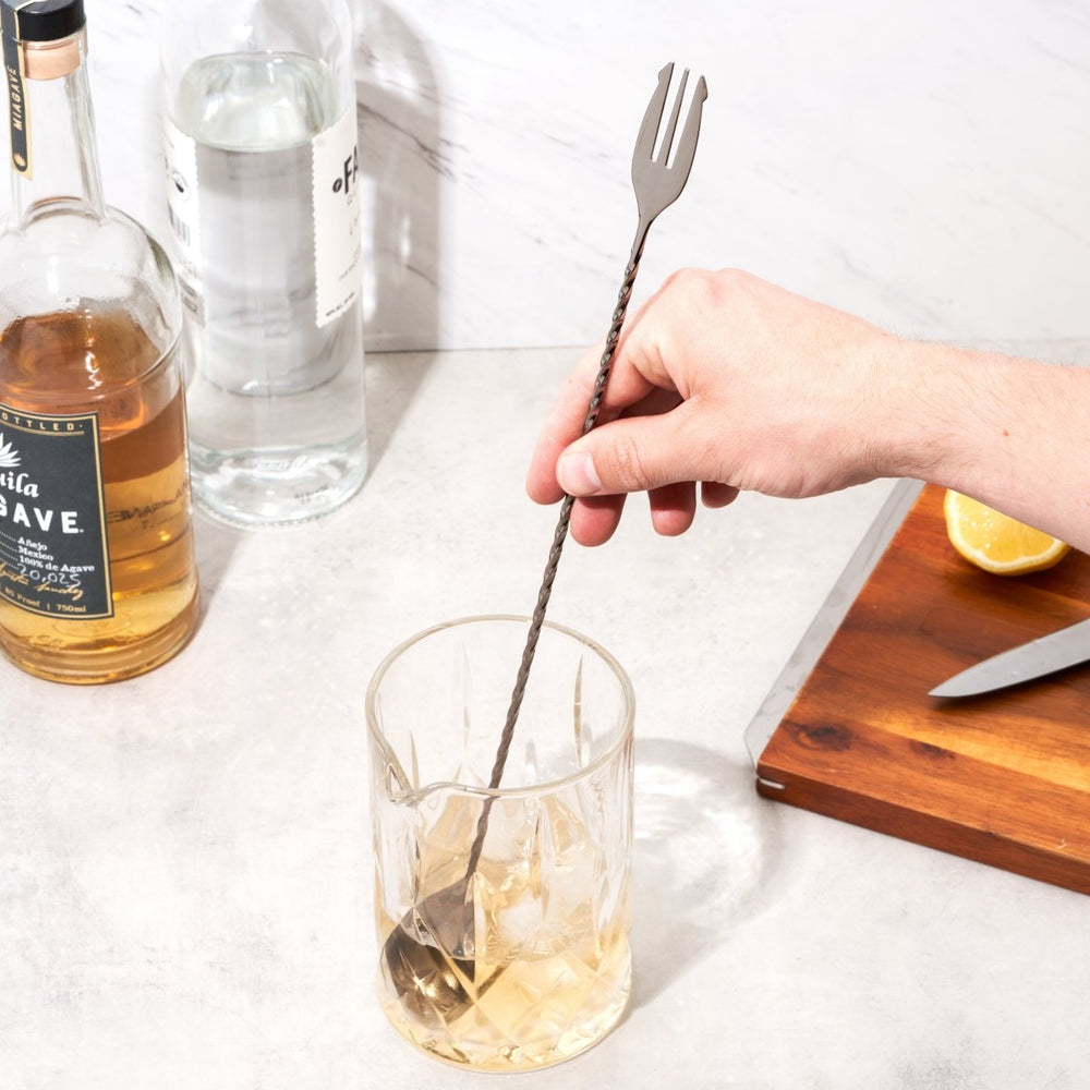 
                      
                        Viski Warren Trident Bar Spoon, Gunmetal - lily & onyx
                      
                    