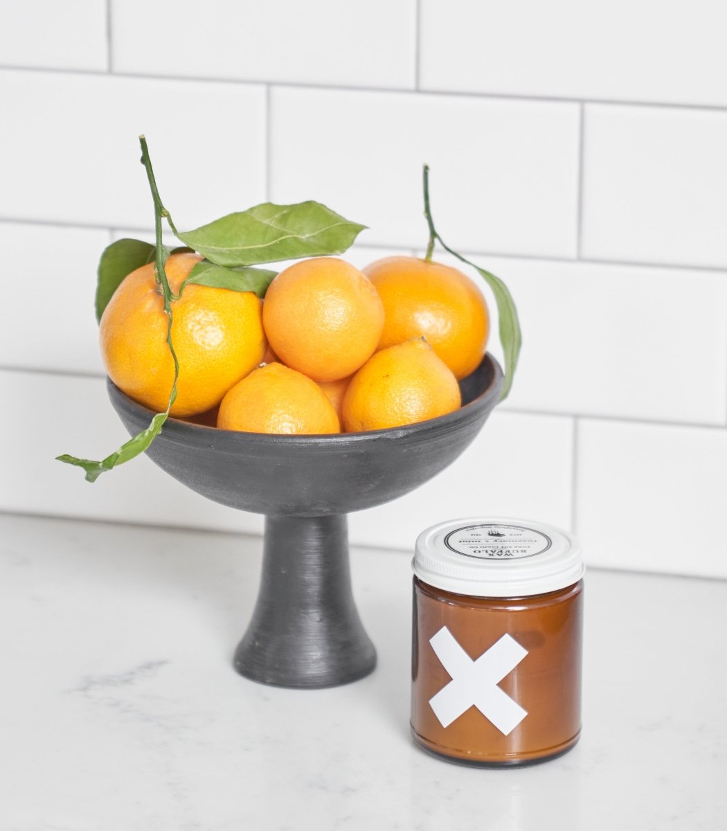 Wax Buffalo Blood Orange Soy Candle - Natural Citrus Scented 100% Soy Wax