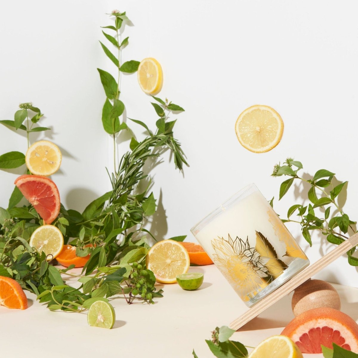 Wax Buffalo Natural Soy Candle 12oz Mint Sage | Hand - Poured Botanical Blend