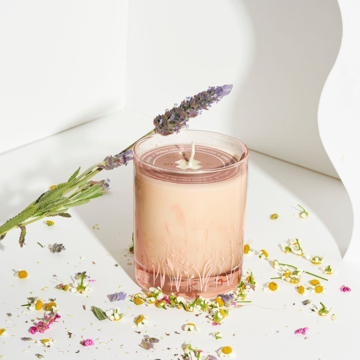 Wax Buffalo Santal Sandalwood Soy Candle - 12oz Hand - Poured, Cedar & Lavender