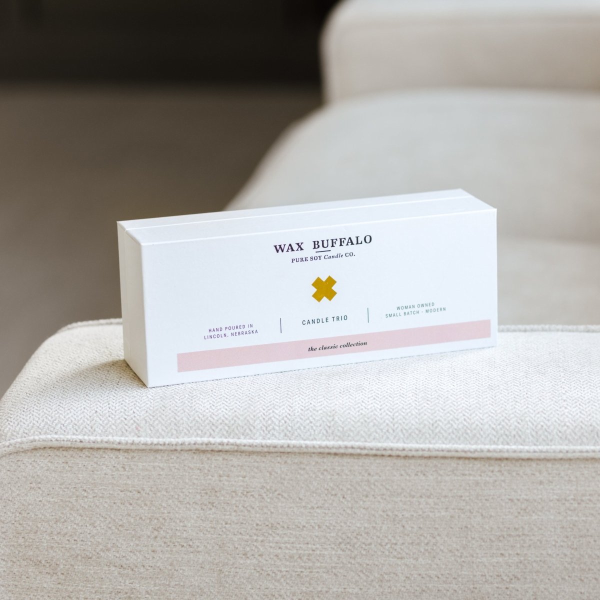 Wax Buffalo Soy Candle Gift Set - 3 Hand - Poured 4oz Candles | Wax Buffalo