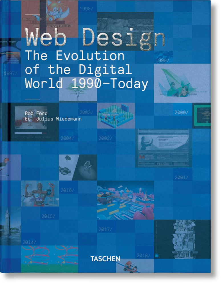 TASCHEN Web Design. The Evolution of the Digital World 1990–Today (German, French, English) - lily & onyx