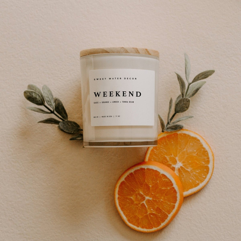 
                      
                        Sweet Water Decor Weekend Soy Candle - White Jar - 11 oz - lily & onyx
                      
                    