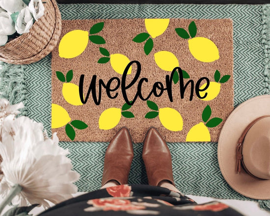 The Doormat Co. Welcome Doormat | Lemons - lily & onyx