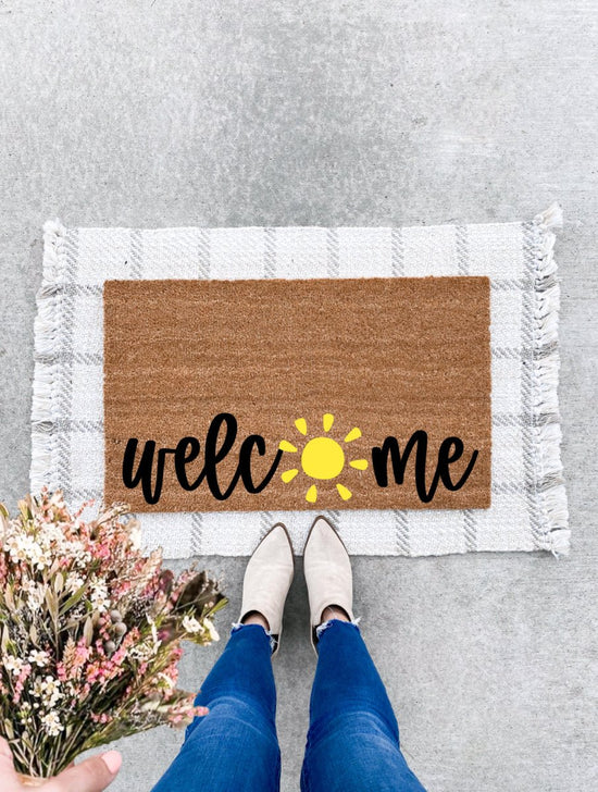 The Doormat Co. Welcome Doormat | Sun - lily & onyx