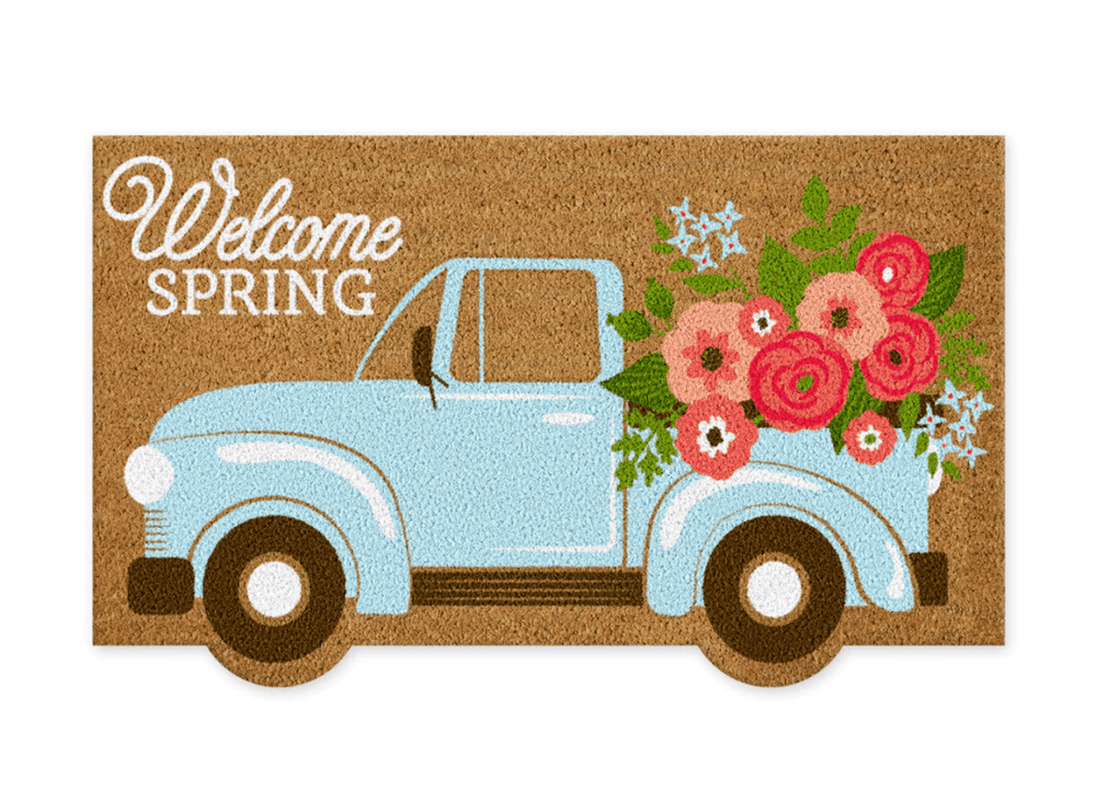 
                      
                        Nickel Designs Custom Doormats Welcome Spring Truck Doormat - lily & onyx
                      
                    