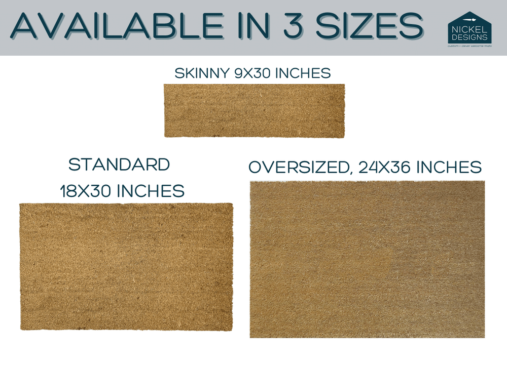 
                      
                        Nickel Designs Custom Doormats Welcome Sun Summer Doormat - lily & onyx
                      
                    