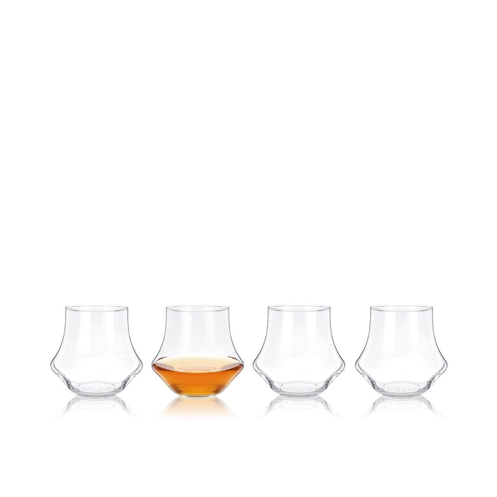 True Whiskey 12 oz Tasting Glasses, Set of 4 - lily & onyx