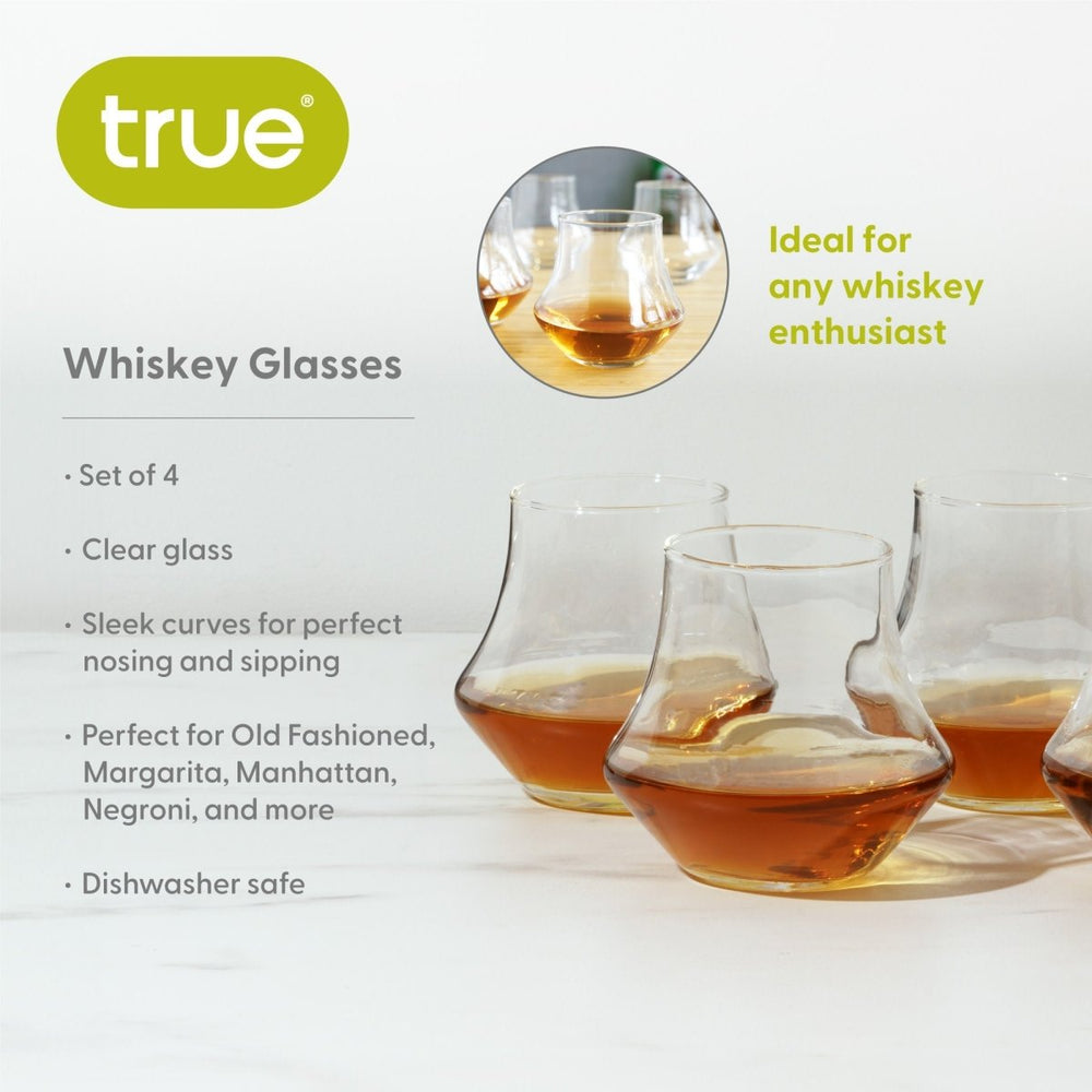 
                      
                        True Whiskey 12 oz Tasting Glasses, Set of 4 - lily & onyx
                      
                    