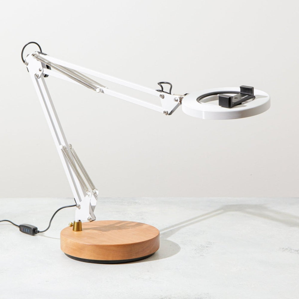 
                      
                        CANVAS White Canvas Lamp with Weighted Wooden Base - lily & onyx
                      
                    