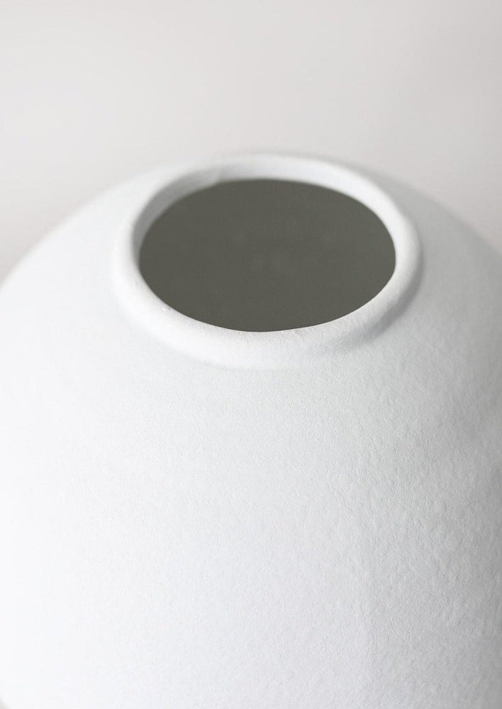 
                      
                        Afloral White Concrete Konos Vase - 10.75" - lily & onyx
                      
                    