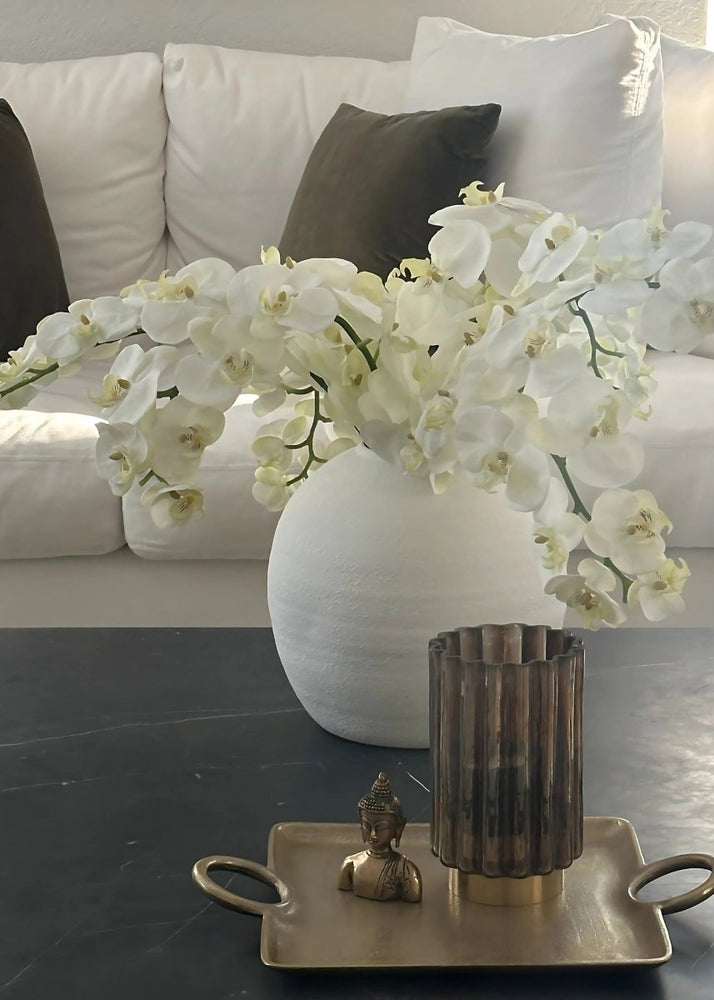 
                      
                        Afloral White Cream Artificial Phalaenopsis Orchids - 39" - lily & onyx
                      
                    