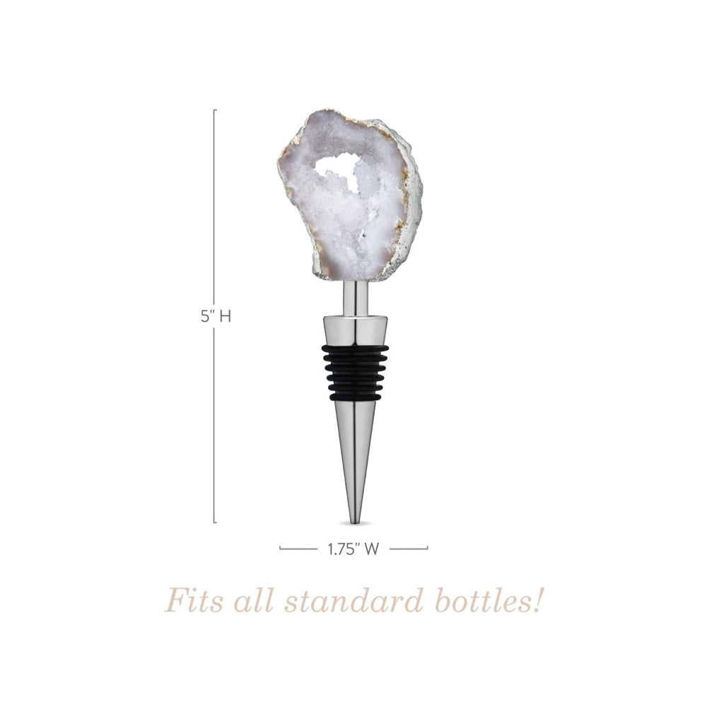 
                      
                        Twine Living White Geode Bottle Stopper - lily & onyx
                      
                    