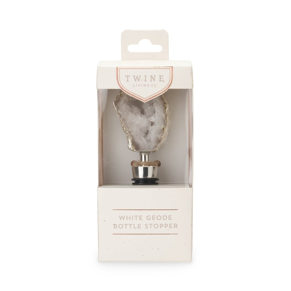 
                      
                        Twine Living White Geode Bottle Stopper - lily & onyx
                      
                    