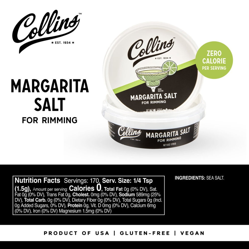 
                      
                        Collins White Margarita Salt, 6 oz - lily & onyx
                      
                    