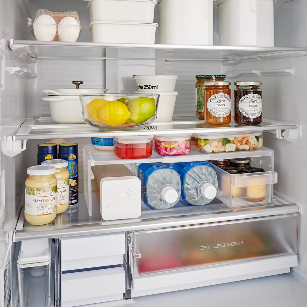 
                      
                        Expandable Refrigerator Riser Shelf
                      
                    
