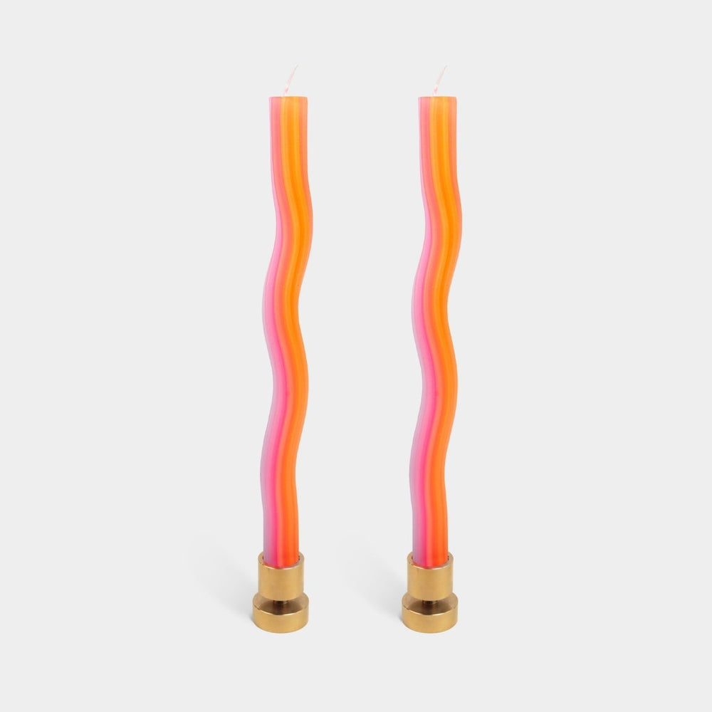 54Celsius Wiggle Candles, Orange - 2 pack - lily & onyx