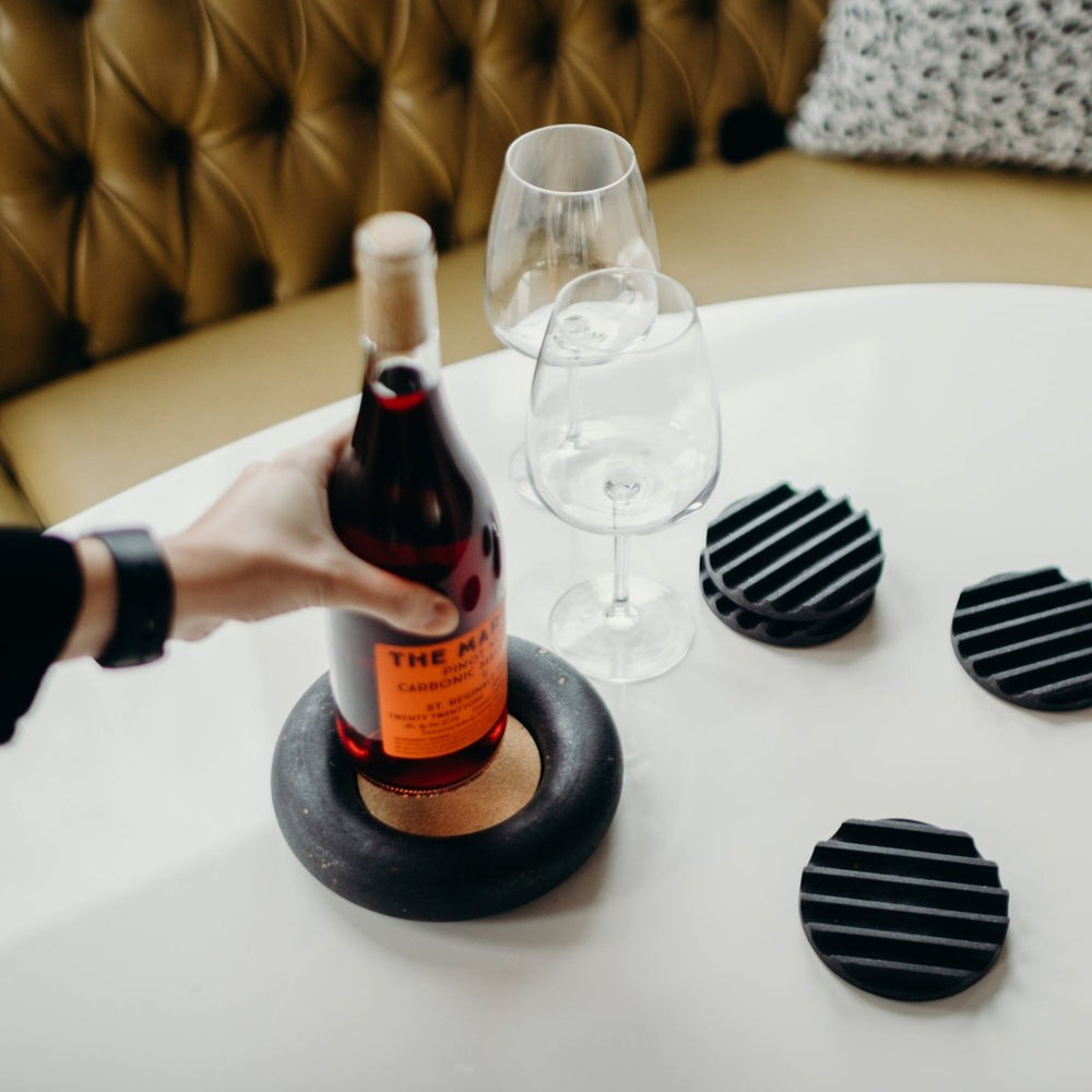 
                      
                        Pretti.Cool Wine Bottle Coaster | Black Terrazzo - lily & onyx
                      
                    