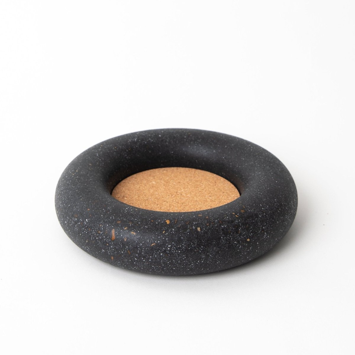 Pretti.Cool Wine Bottle Coaster | Black Terrazzo - lily & onyx