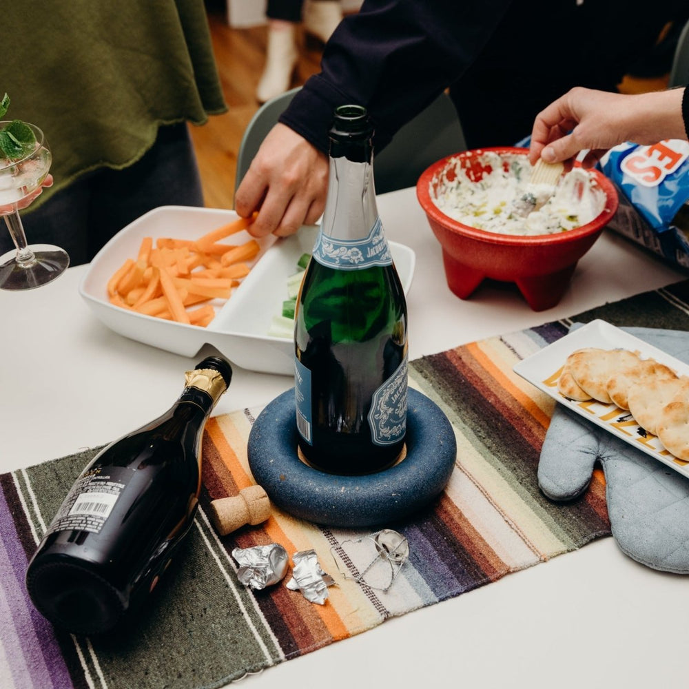 
                      
                        Pretti.Cool Wine Bottle Coaster | Cobalt Terrazzo - lily & onyx
                      
                    