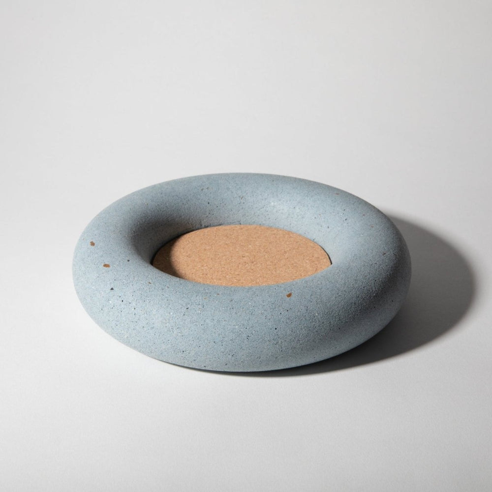Pretti.Cool Wine Bottle Coaster | Light Blue Terrazzo - lily & onyx