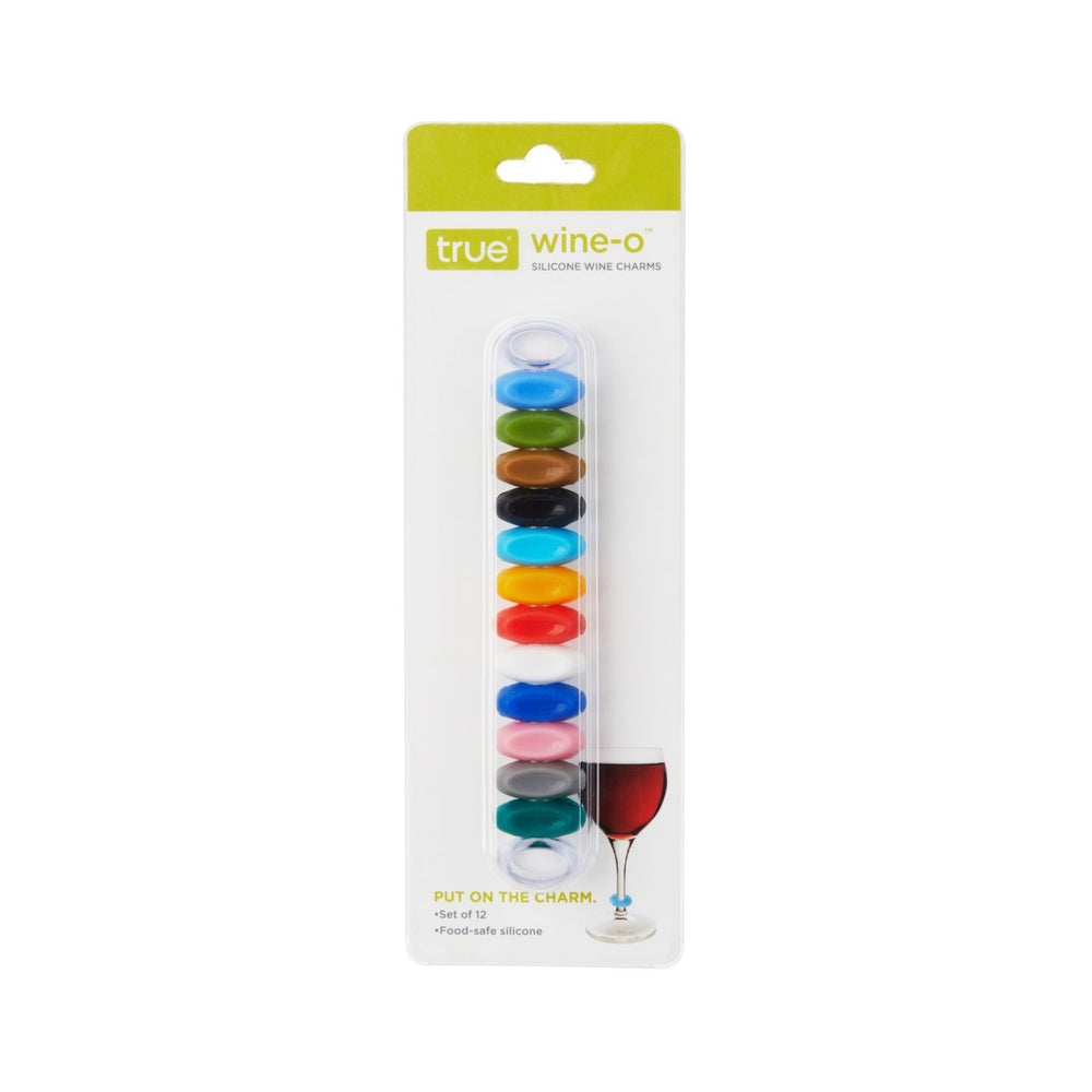 
                      
                        True Wine - O Silicone Wine Charms, Set of 12 - lily & onyx
                      
                    