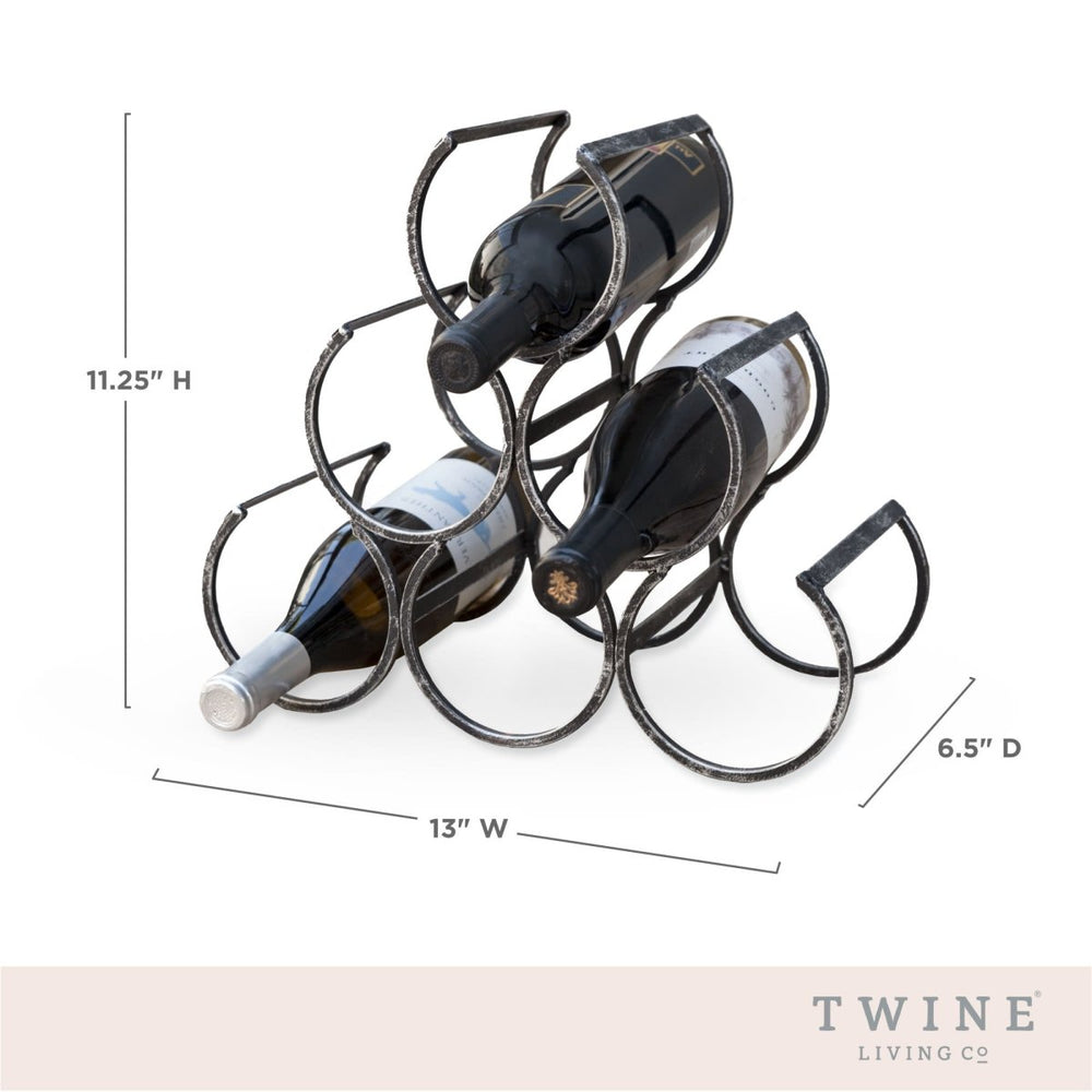 
                      
                        Twine Living Wine Shrine Metal Bottle Holder - lily & onyx
                      
                    
