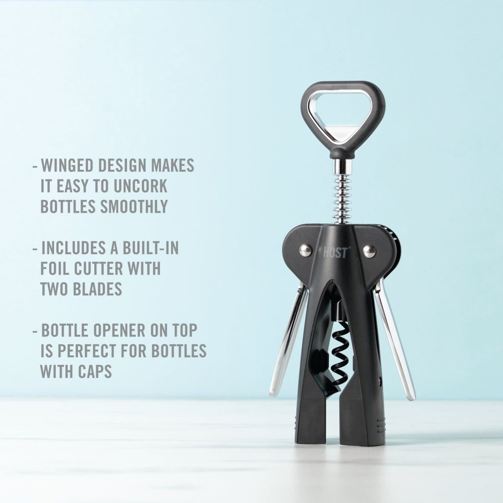 
                      
                        Host Winged Corkscrew with Foil Cutter - lily & onyx
                      
                    