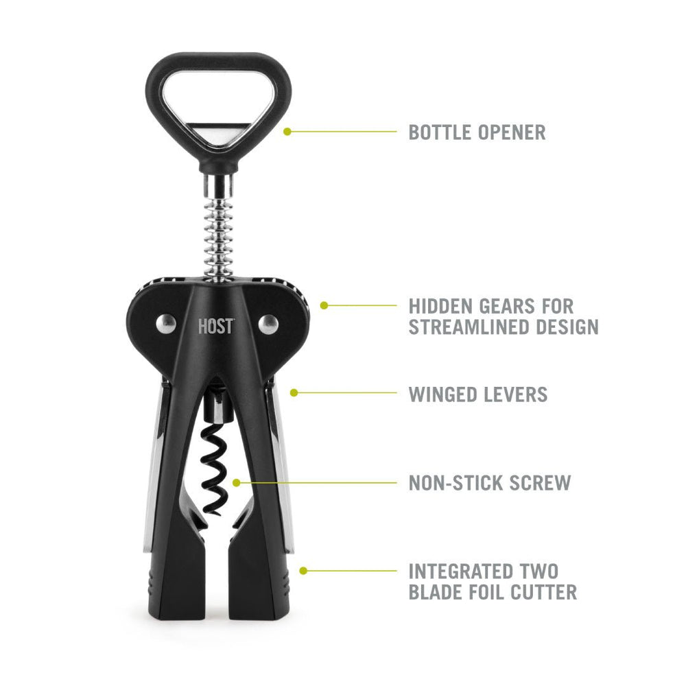 
                      
                        Host Winged Corkscrew with Foil Cutter - lily & onyx
                      
                    