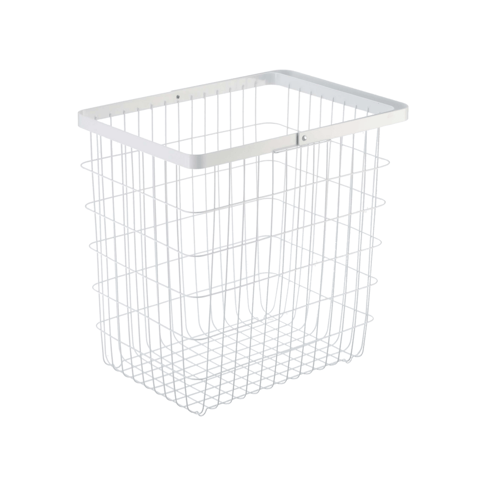 Yamazaki Home Wire Laundry Basket, 15" H - lily & onyx
