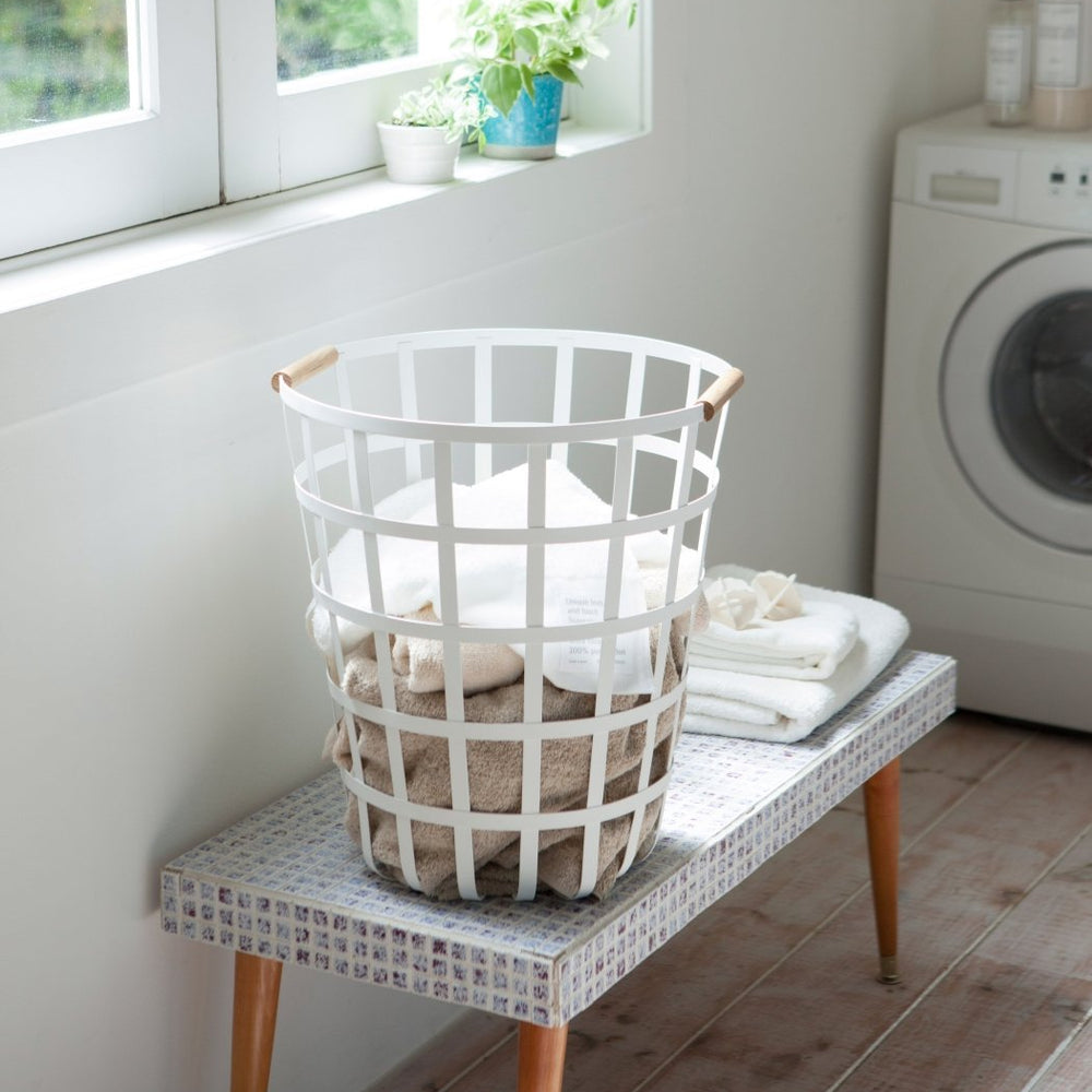 
                      
                        Yamazaki Home Wire Laundry Basket, 18" H - lily & onyx
                      
                    