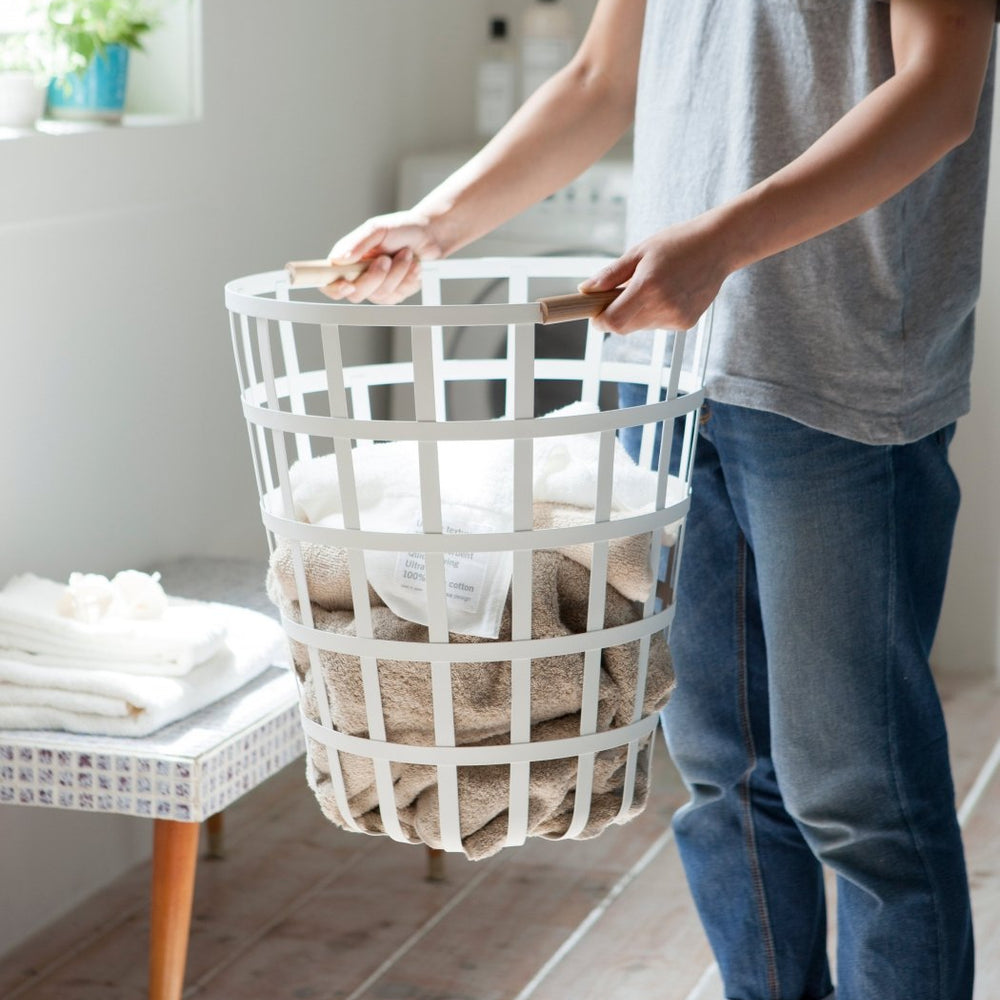 
                      
                        Yamazaki Home Wire Laundry Basket, 18" H - lily & onyx
                      
                    