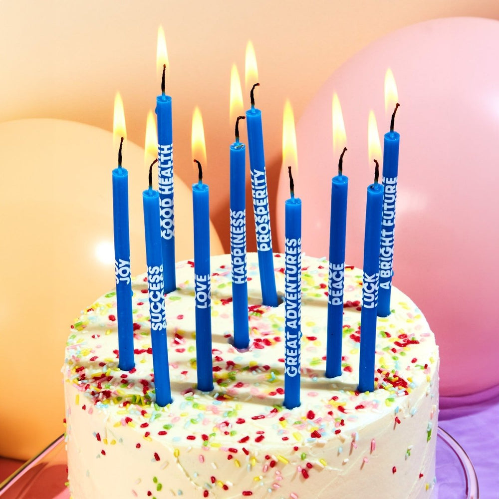 
                      
                        54Celsius Wishing You: Birthday Candles - Blue - lily & onyx
                      
                    