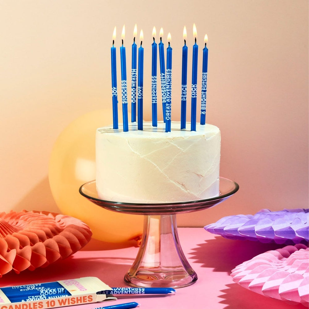 
                      
                        54Celsius Wishing You: Birthday Candles - Blue - lily & onyx
                      
                    